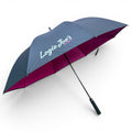 60" Golf Umbrella | Oversized Black & Pink Golf Umbrella