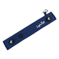 Navy Magnetic Golf Cart Strap Sleeve | Neoprene Rubber | Dual Accessory Magnets | Glove Holder with Velcro | Carabiner Bag Attachment | 18.5 x 3.5 in