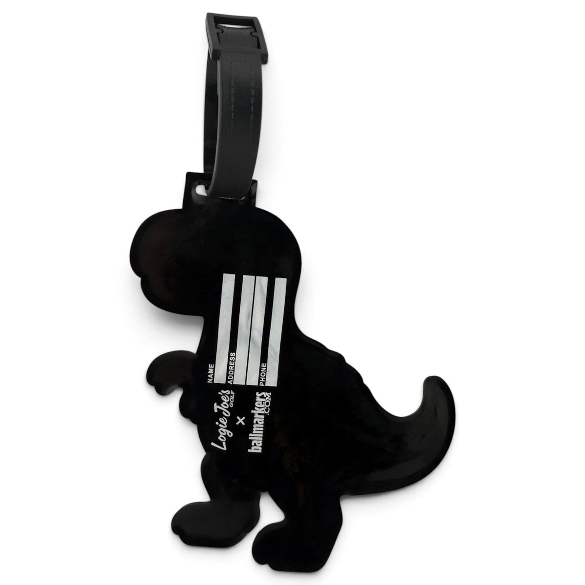 Dino Chicken Nugget Clip-On Tag | Multi-Use Bag Tag, Travel Tag, Golf Accessory